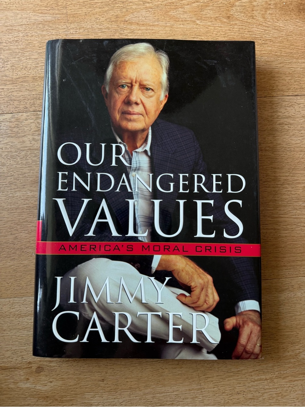 📚3 for $12📚 Our Endangered Values by Jimmy Carter - Hardcover Book